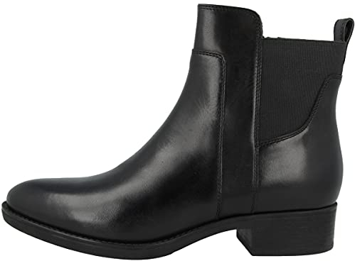 Geox Damen D Felicity G Stiefeletten, Schwarz, 39 EU