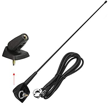 Viviance Antenna Parabolica Base + Supporto compatibile con Peugeot 106 205 206 306 307 309 406 806 807