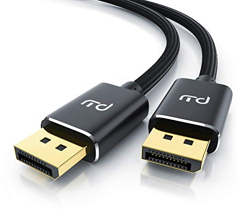 Primewire – 8k Premium DisplayPort Kabel - 1m - DP 1.4 zu DP 1.4-8k @ 60 Hz 4k @ 120 Hz – UHD II - bis zu 32,4 Gbit - zur Verbindung von Desktop-PC und Notebooks mit Monitoren und Projektoren