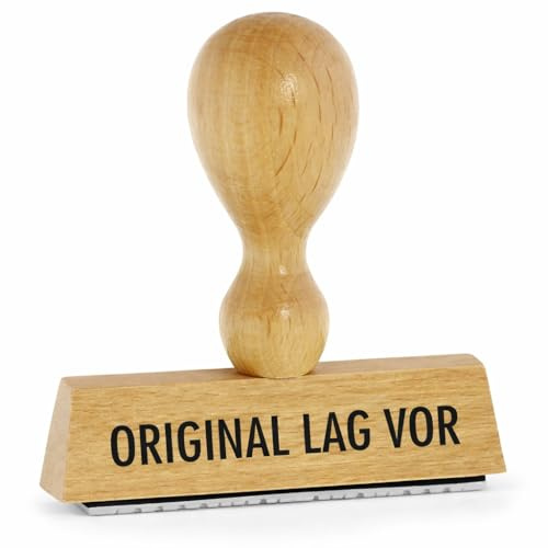 Lagerstämpel – original före varuhus 2010 bokträstämplar – lagertextstämpel för märkning av fakturor och andra dokument, 4 cm lång