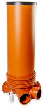 KG Schacht DN400/DN110-160 mit Gleitmittel Abwasserschacht Deckel Rohr Drainage Kontrollschacht (Anschluss RML DN160)