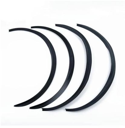 4 Uds Ruedas Protectoras Ceja Arco Embellecedor Labios Fibra De Carbono Rueda De Coche Ceja Arco Embellecedor Labios Tira Guardabarros Flare