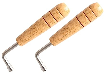 OFFSCH 2 Stück Stimmschlüssel für Lyre Harfe und Edelstahl Verbessertes Klangqualität und Schnelles Praktische Einstellwerkzeuge für Leierharfe