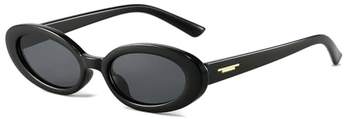 Laurinny Trendy Oval Sonnenbrille für Damen und Herren Retro 90ER Runde Sonnenbrillen