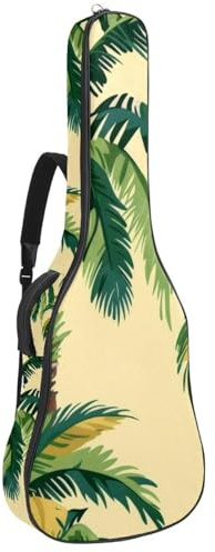 Zodiac Symbols Gitarrentasche, gepolsterter Rucksack für Akustikgitarre, Rucksack mit verstellbaren Schultergurttaschen, Mehrfarbig 02, 42.9x16.9x4.7 in, Lässiger Tagesrucksack