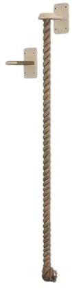 Fenteer Wandmontage Katzenbaum mit Kletterseil Katzenturm vertikaler Spielplatz Spar 160 cm Seilruheplattform