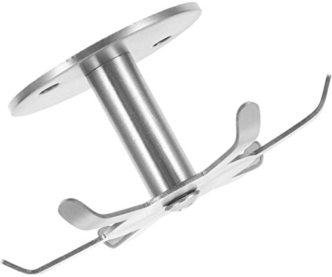 SOLUSTRE Ganchos Giratorios De Cocina 6 Garras Acero Inoxidable 304 Perforación Soporte Multiusos Para Utensilios De Cocina y Organización Armarios