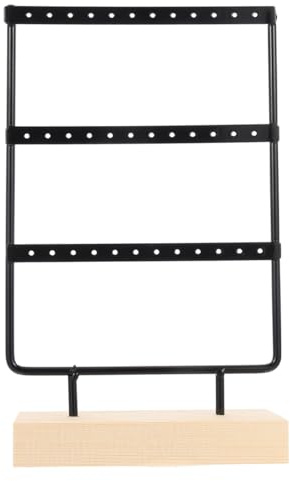 iplusmile Porte-Bijoux Délicat Présentoir Boucle D'Oreille Pour Organiser Boucles D'Oreilles Bijoux Cristaux Et Petits Articles 24.80 X 15.00 X 3.50 Cm Pour Vitrine Bureau Maison