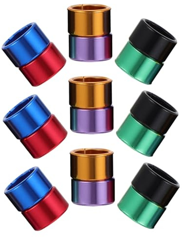TINEASUR 18 Pezzi di Fascette Identificative per Piccioni Marcatori Colorati per Accessori per Piccioni Parrocchetti da Etichette Aperte per Uccelli Colorati