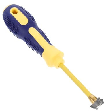 Herramienta para Lechada y Calafateo Azul Acero de Tungsteno | 1 Pieza, Plástico Resistente, Diseño Único y Excelente Acabado, para Juntas de Baldosas y Limpieza Precisa
