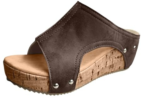 Generisch 2026 Wedge Sandals for Women Platform Wedge Sandals Open Toe Sandals Wedge Sandals Women's Casual Elegant Summer Shoes