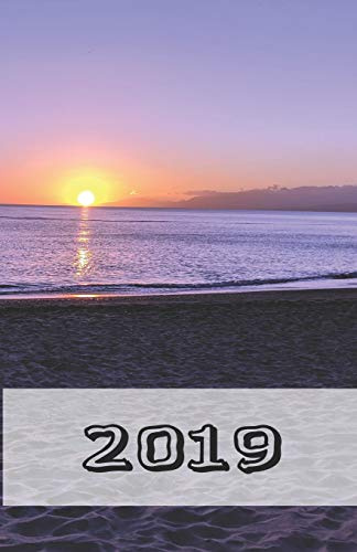 2019: Jahreskalender 2019/12,85 x 19,83cm /Strand/Sonne/Meer/Urlaub