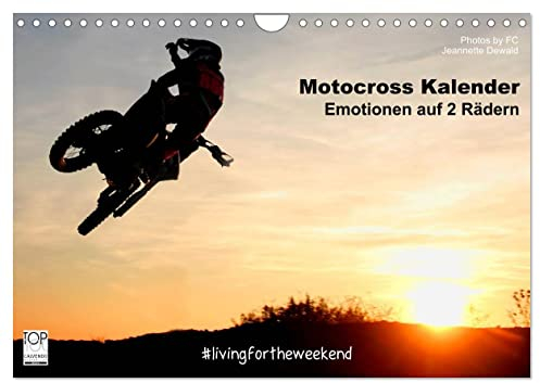 Motocross Kalender - Emotionen auf 2 Rädern (Wandkalender 2025 DIN A4 quer), CALVENDO Monatskalender: 12 unverwechselbare Motocross Momente aus dem ... by FC - Jeannette Dewald (CALVENDO Sport)