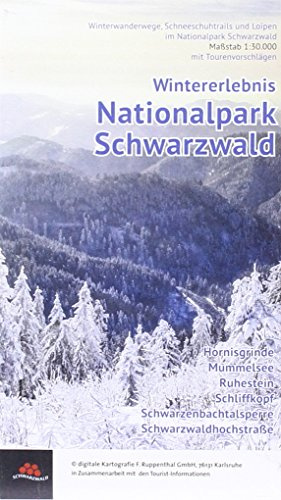 Wintererlebnis Nationalpark Schwarzwald: Winterwanderkarte Maßstab 1: 30000