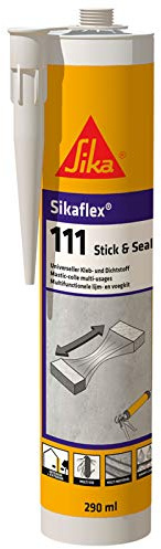 Sika Sikaflex 111 Stick & Seal Kleb- und Dichtstoff 290 ml/Kartusche Betongrau