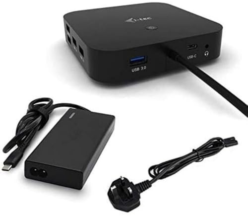 i-tec Docking station USB-C 2x4K con erogazione di alimentazione da 65 W - 2x DisplayPort 1x USB-C 3x USB 3.0 2x USB 2.0 1x GLAN 1x Audio/Mic