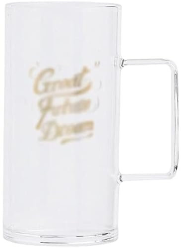Classic Beer Glasses Freezer compatible Beer Mugs with Handles Freezable Beer Cup Easy Stacking in the cupboard Dishwasher
