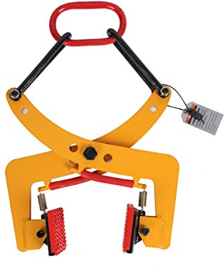 Lfhelper Versetzzange Bordsteinzange Hebezange Bordstein Steinträger Heber Steingreifer, Bordsteinträger Steinzange Pflastersteinzange Pflasterträger, Max. Laden 280 kg, Verstellbare Öffnung 6-24cm