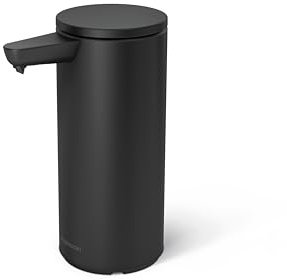 simplehuman 266ml Sensorspender, wiederaufladbarer automatischer Flüssigseifenspender, Variable Dosierung, tropffreies Ventil, IP67 wasserdicht, Mattschwarz, ST1084