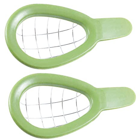 Alipis 2stücke Avocado-cutter Professioneller Avocado-slicer Und Splitter Für Würfel Tragbar Und Rostfrei Für Und Snacks