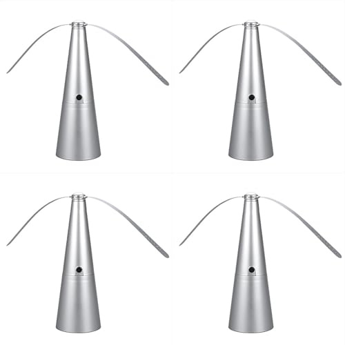 4 Ventilateur Anti Mouche, Ventilateur Anti Insectes, Portables Electrique Chasse Mouche de Table, pour Éloigner Les Insectes de la Nourriture, pour Maison Dîner, Pique-Nique in/Extérieur, Barbecue