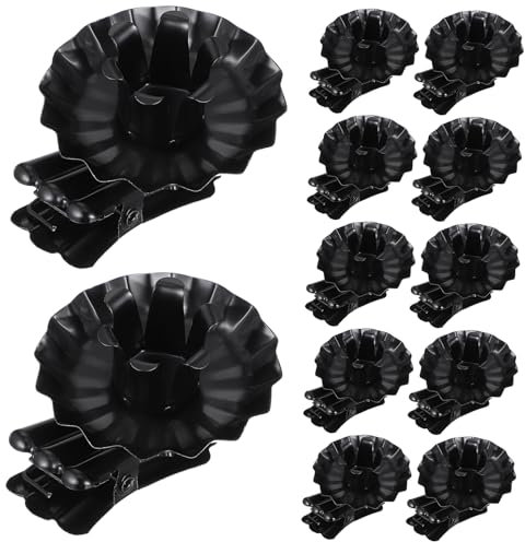 GARVALON 20 Stück Metall Weihnachtskerzenhalter Clips Für Stabkerzen Weihnachtsbaum Kerzenständer Halterungen Festliche Dekoration