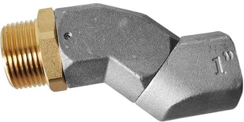 Adattatore per blocco articolato, cavità girevole,Rotazione in lega di zinco 1 pollice giunto girevole - Sostituzione auto sigillata NPT -Accessori per carburante liquido