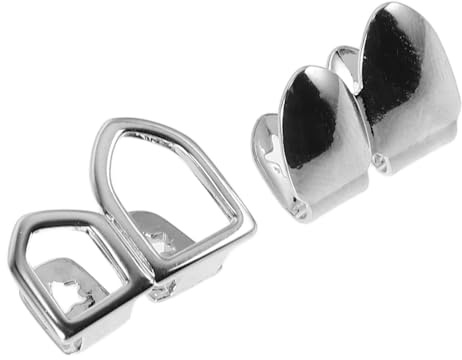 ANDRESLAD Stilvolle Aus 18 Karat Silber Metallzahngrill Für Männer Bequem Und Ideal Für Veranstaltungen