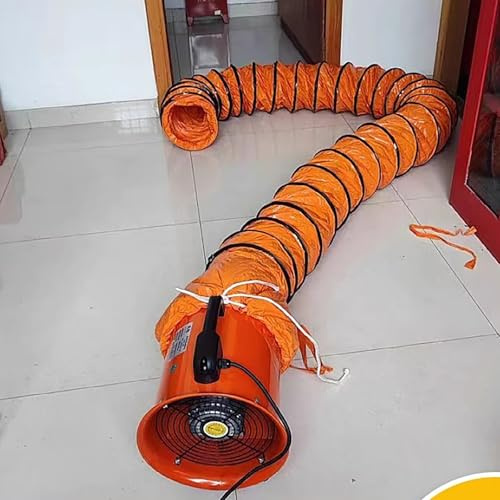 tubo cappa cucina Tubo Flessibile In PVC, Condotto Di Transizione, Condotto HVAC Lungo 2, 3, 5 E 10 M Per Ventilatore Di Scarico, Condotto De'aria Commerciale Per Impieghi Gravosi(Dia-800mm(31 1/2),L
