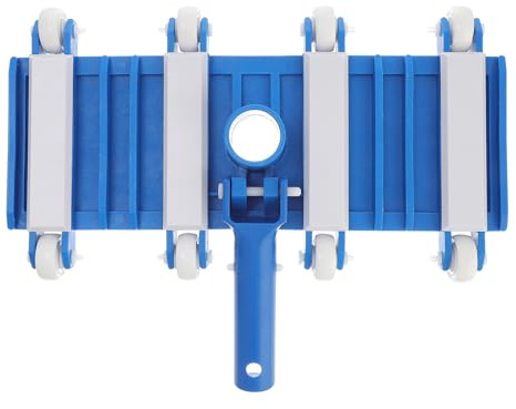 Homoyoyo Accesorio de Limpieza para Piscinas Cabezal de Cepillo Flexible de Plástico, Diseñado para Aspiradoras Manuales y Limpieza de Piscinas Hinchables
