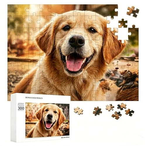 Personalised Photo Jigsaw Puzzle – 300 Pieces Easy Puzzle Gift – Custom Picture Puzzle with Image Optimisation – for Beginners & Family – Birthday Gift Idea