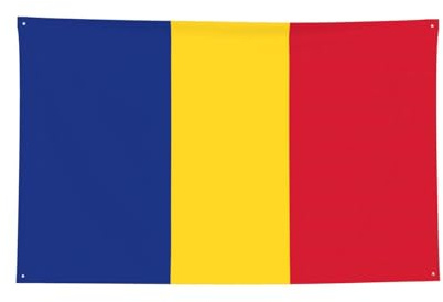 Bandiera Della Romania Stampa Striscioni Orizzontali Con 4 Fori Arazzo Decorativo Arredamento Della Stanza Leggero Classroom Banner