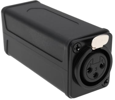 ECSiNG Adaptateur Audio XLR vers RCA Mono 3 Broches Symétrique vers Asymétrique Compatible avec Tables de Mixage Amplificateurs Stéréo