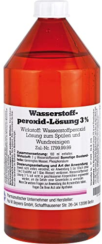 P.W. Beyvers GmbH Segminismart Herbeta Solution de peroxyde d'hydrogène 3 % 1000 ml