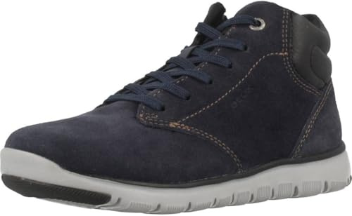 Geox J Xunday Boy A, Botines para Niño, Multicolor (Navy/Black), 38 EU