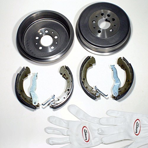 Autoparts-Online Set 60001431 Bremstrommel/Bremsen Set hinten