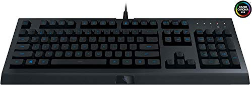 Razer Cynosa Lite - Clavier Gamer (Entièrement Programmable, Eclairage Chroma RGB, Résistant aux Eclaboussures) Clavier AZERTY | Noir