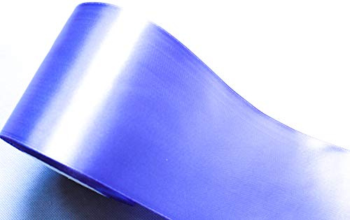 CaPiSo 22m Satinband 100 mm Schleifenband 10cm Breite Geschenkband Tischläufer Dekoband Dekoration Weihnachten Hochzeit (Flieder, 22m)