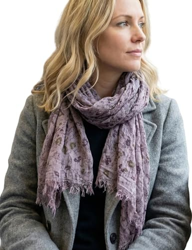 Sunsa Damen/Herren Schal, weich Winter Herrenschal/Halstuch aus Modal, Große Unisex Winterschal. Tücher & Schals als Geschenkideen für Männer oder Frauen
