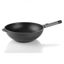 Fratelli Guzzini Padella Antiaderente Wok Saltapasta Cook Space cm 32 con manico estraibile