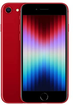 Apple iPhone SE 3rd Gen, 64GB, RED (Renewed)