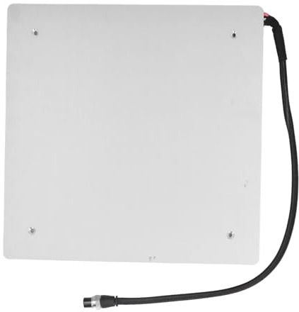 Sempoda 3D-Drucker-Heizbett, Drucker-Heizplatte, Selbstklebende Silikon-Heizmatte, 18 A, 220 W, 310 X 310 X 3 Mm, Heißes Bett aus Aluminiumlegierung für CR10 10S DC12V