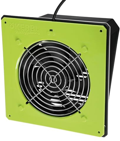 Kerbl Hobbyfarming SmartCoop Stallentlüftung, Hühner, Luft bläst nach außen, gesundes Stallklima, Intervallschaltung