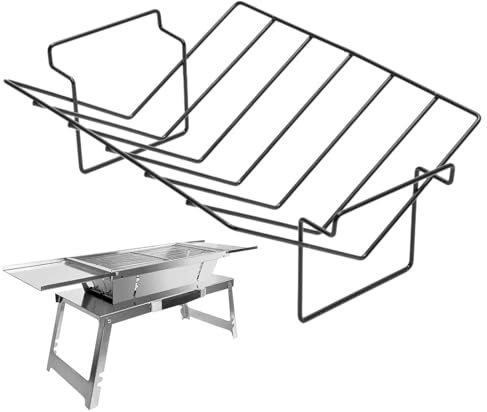 V Shaped Roasting Rack - Grill Rib Rack | Stainless Steel Roasting Rack, Temperature Resistant V Shaped Roasting Rack, Rib Rack