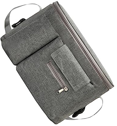 Wickeltasche für Kinderwagen und Babyflaschen aus Nylon | Multifunktional für Unterwegs, Geeignet für Babyflasche und Stroller, Praktisch für Werdende Eltern