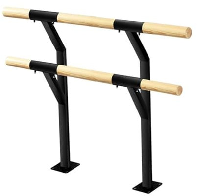 SdaryWare Tragbare Ballettstange mit Einer Stange – freistehendes Stretching, Tanzstange für Zuhause und das Fitnessstudio, Tanzstange für Kinder und Erwachsene, Fitnesshöhe 105 cm (schwarz 100 cm)