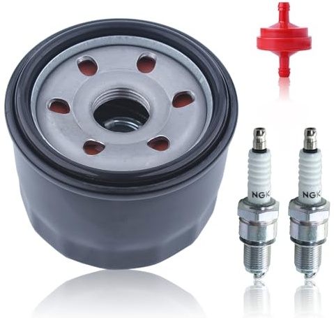Haishine Filtre à Huile pour MTD 751-12690 4P Moteurs Série Filtre à Carburant pour Troy Bit TB30 TB30R TB42 TB46 Craftsman R1000, T1000, T1200 Tondeuse à gazon 751-11501 951-12690