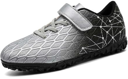 Jaskdconsy Kinder Fußballschuhe für Jungen und Mädchen - Leichte Nockenschuhe für Rasen und Kunstrasen | Robuste Sportschuhe für das Fußballtraining