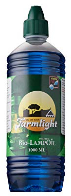 Bio Lampenöl Paraffinöl Paraffin 1Liter blau Farmlight
