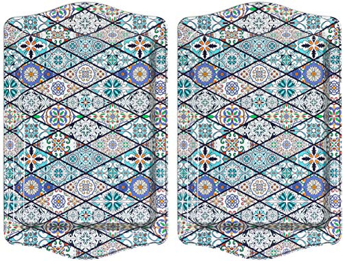 BOHORIA® Premium Design Serviertablett - Dekorative Servierplatten für Glas, Tassen, Schälchen auf ihrem Holz-, Glas- oder Stein-Esstisch (Orient 2er Set)
